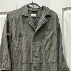 Pistola Olive Green Utility Jumpsuit